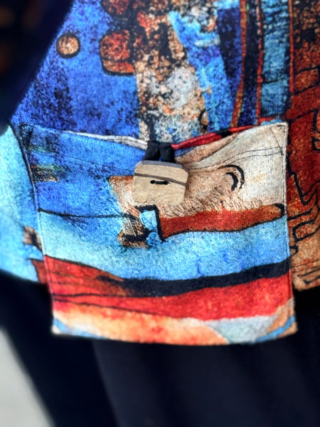 Jess and Jane Brushed Knit Tunic Top -Vogue