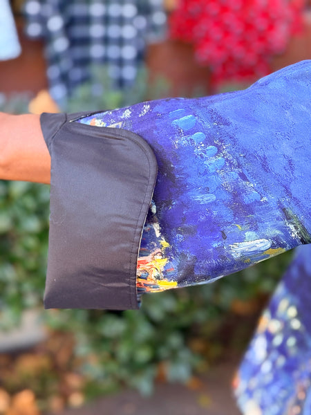 Lindi Water Repellant Reversible Toggle Button Rain Coat-J22539W