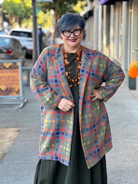 Chalet Gwyneth Coat - Pumpkin Dots