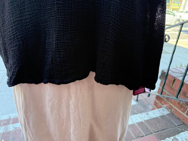 Oh My Gauze Name it Jane Top-Black