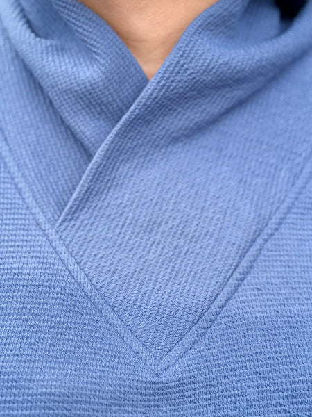 Sydney Criss Cross Neck Tunic- Denim