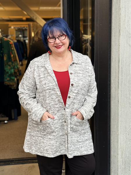 Kleen Heathered Pocket Top- Laundered