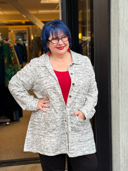 Kleen Heathered Pocket Top- Laundered