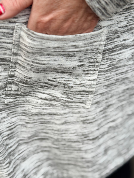 Kleen Heathered Pocket Top- Laundered