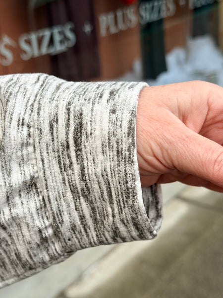 Kleen Heathered Pocket Top- Laundered