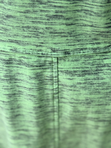 Kleen Heathered Pocket Top- Key Lime