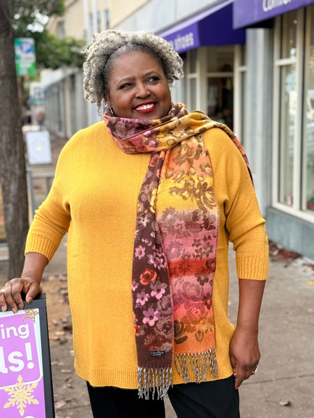 Amazing Woman Cassi One Size Sweater-Gold