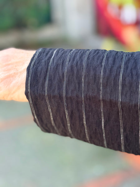 Christopher Calvin Mandarin Swing B/W Stripe