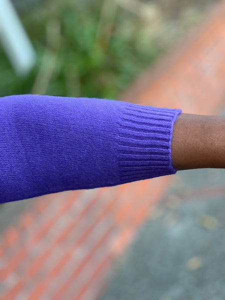 Amazing Woman Cassi One Size Sweater-Violet