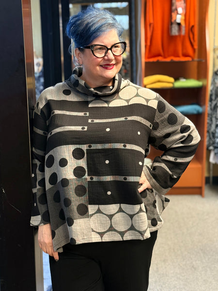 Yaza Gauze Cowl Tunic-L/XL