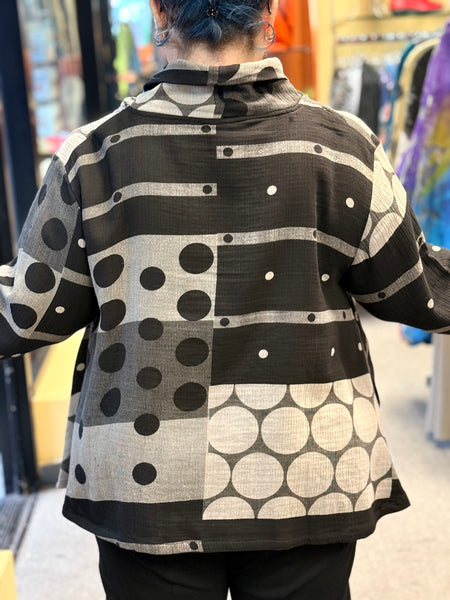 Yaza Gauze Cowl Tunic-L/XL