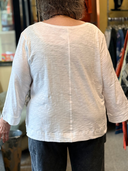 Habitat Peruvian Cotton Summer Boatneck-White