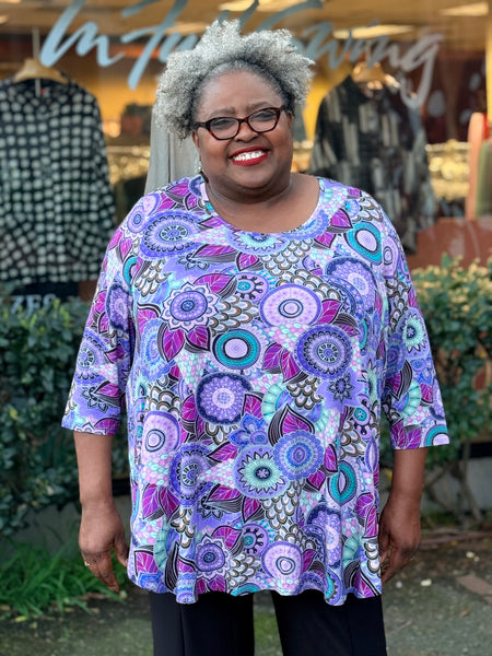 Blue Sky Bamboo Jazz 3/4 Top -Royale Peacock