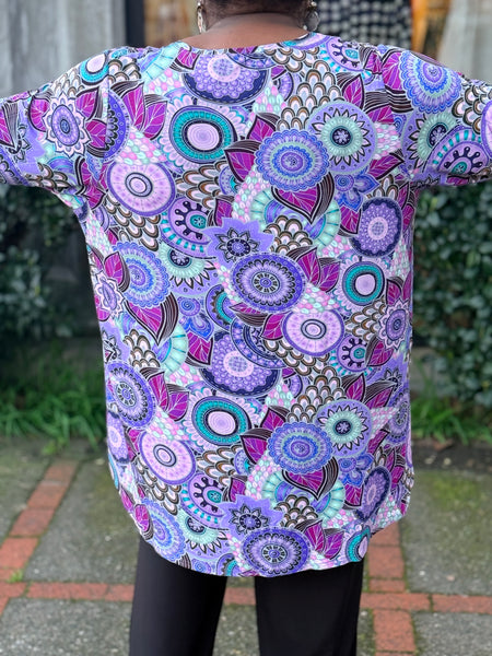 Blue Sky Bamboo Jazz 3/4 Top -Royale Peacock