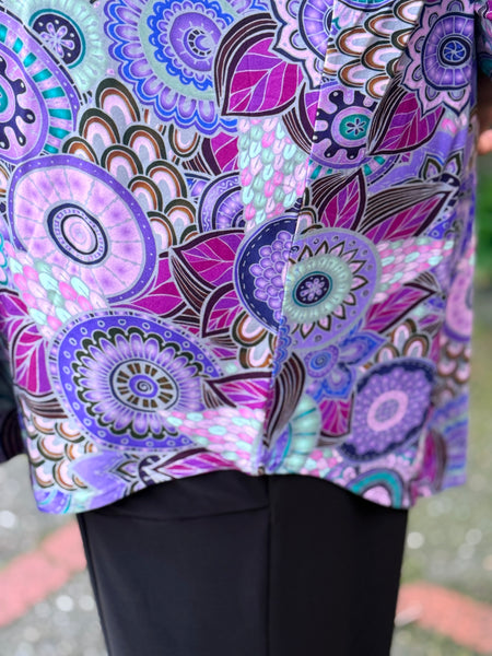 Blue Sky Bamboo Jazz 3/4 Top -Royale Peacock