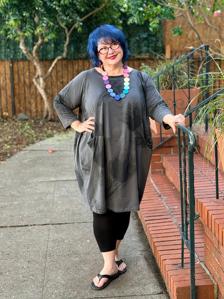 Alembika Urban Off Duty Tunic Dress-Fogflower