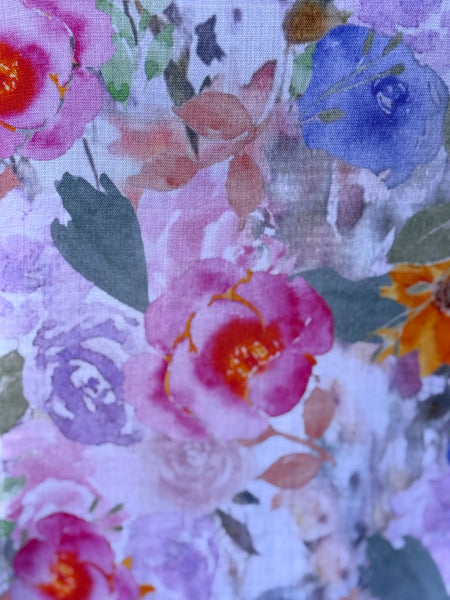 Blue Sky Samantha Blouse-Pink Bouquet