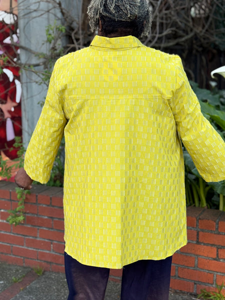 Niche Wray Blouse Chess Cotton -Gold