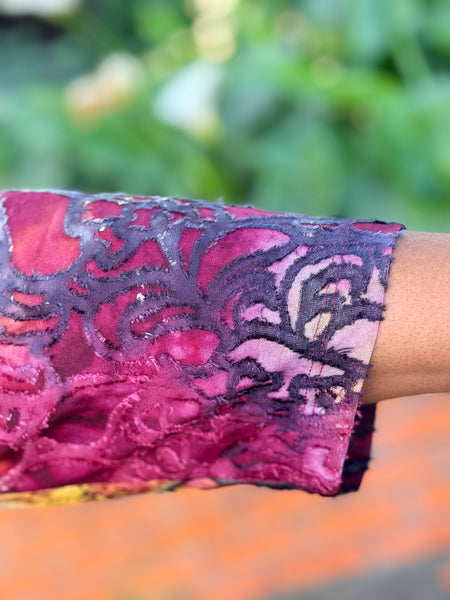 Alembika Confetti Cocoon Dress-Raspberry