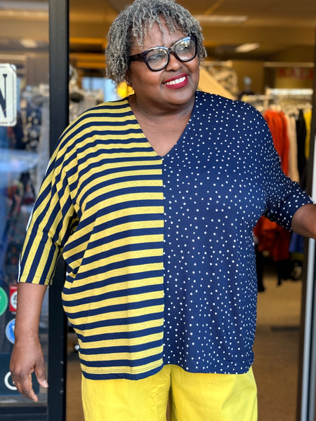 Alembika Sun and Moon Top-Navy