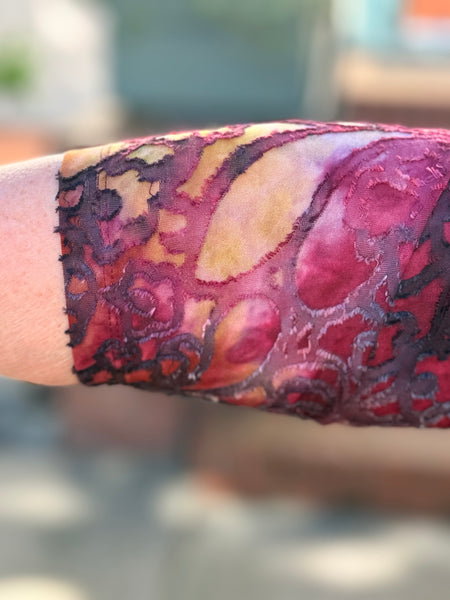 Alembika Tangled Drape Pocket Dress- Raspberry