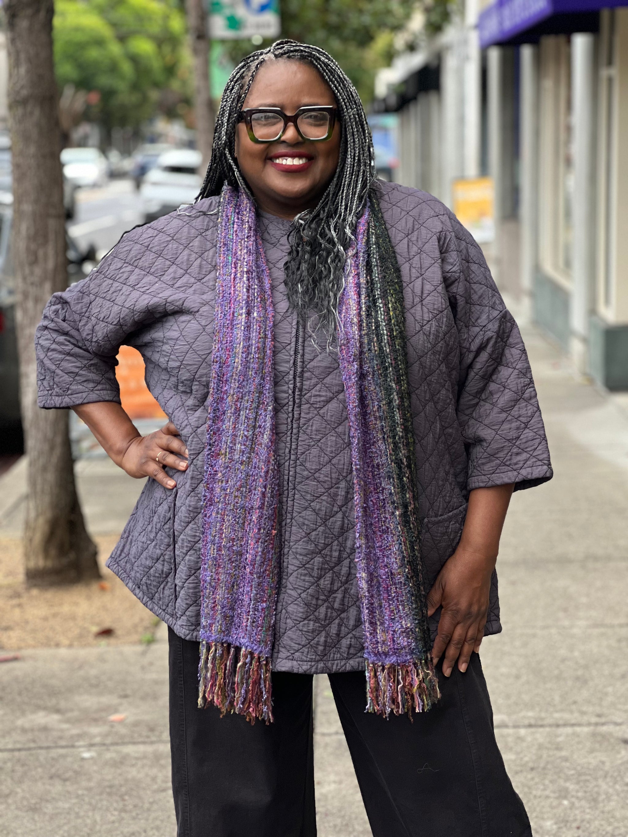 Cut Loose One Size Quilted Parachute Zip Coat-Anthracite – In Full