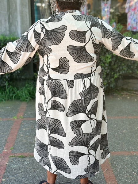 Noen Ginko Leaf Dress