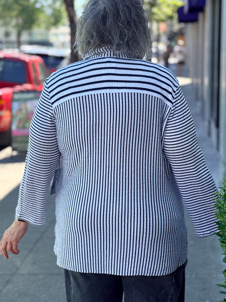 Habbitat Earn Your Stripes Next in Line Shirt-Navy