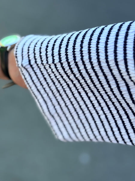 Habbitat Earn Your Stripes Next in Line Shirt-Navy