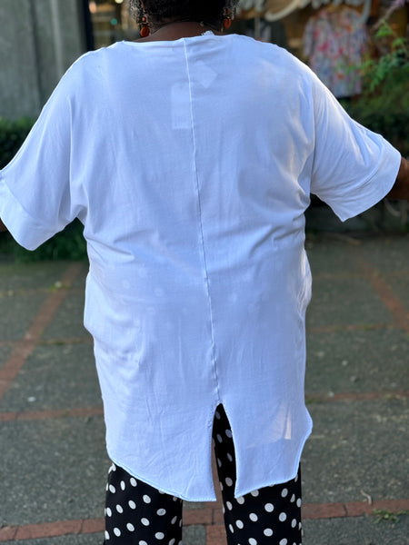 Pluslavie (Plu) Big Tee-White