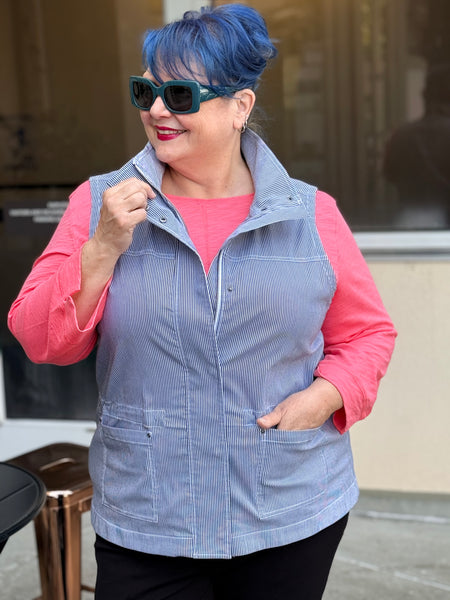 Habitat Cool Tech  Layering Vest-Stripe