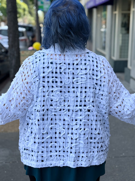 Sydney Project Cris Cropped Jacket- White