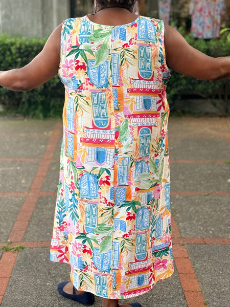 Sydney Project Capri Print Tank Dress