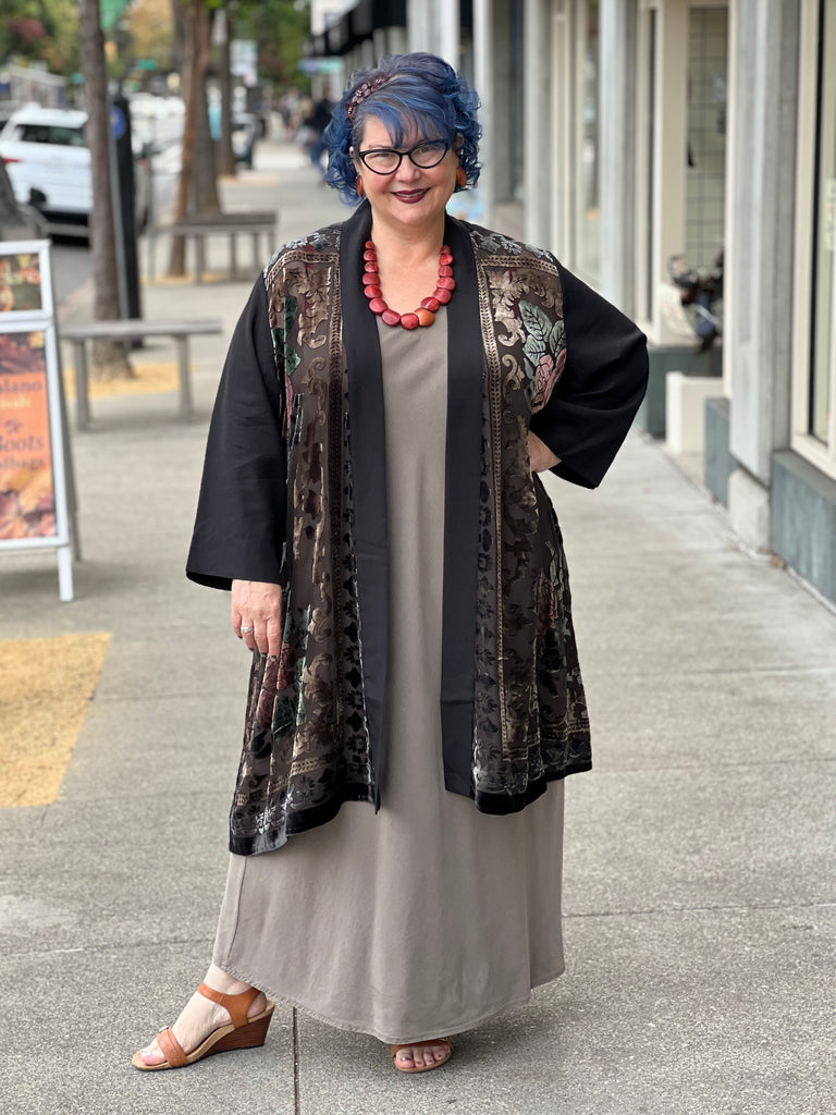 Eileen fisher velvet on sale duster