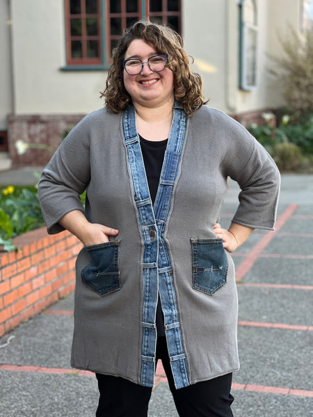 Shannon Passero One-Size Love Cardigan-Earth