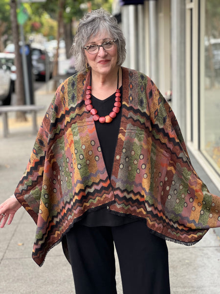 Rapti Reversible Cashmere Ruana-#32