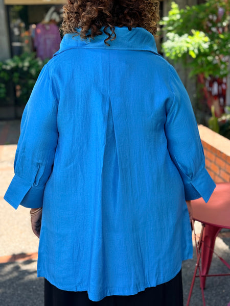 Damee Swing Jacket-Sky Blue