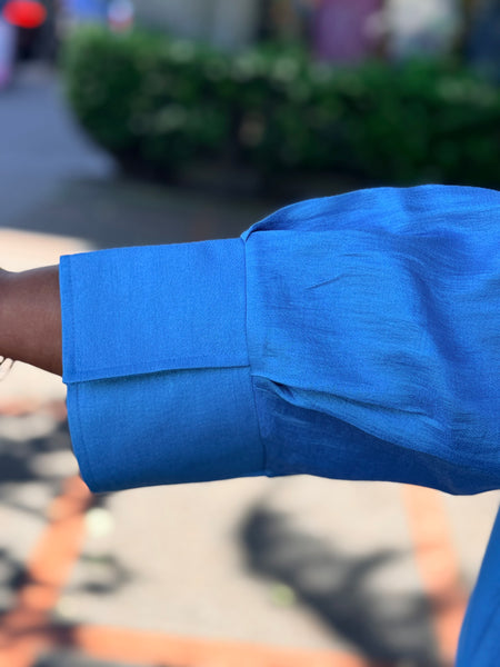 Damee Swing Jacket-Sky Blue