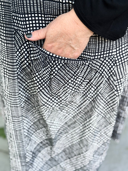 Niche Wednesday Sleeveless Dress- Checkerboard