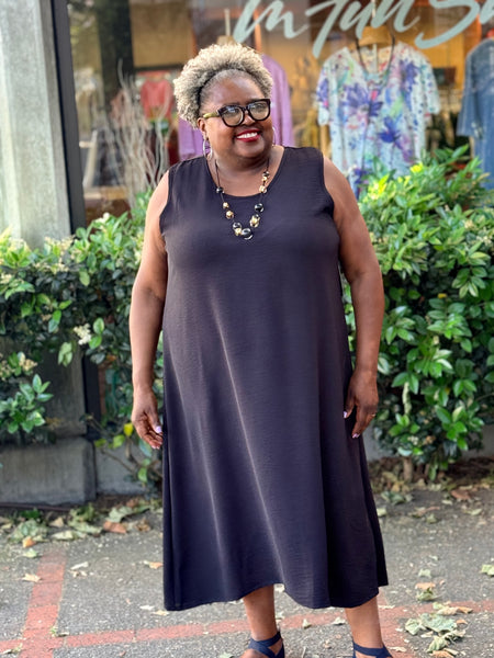 Sydney Project Air Flow Tank Dress-Black