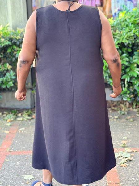 Sydney Project Air Flow Tank Dress-Black