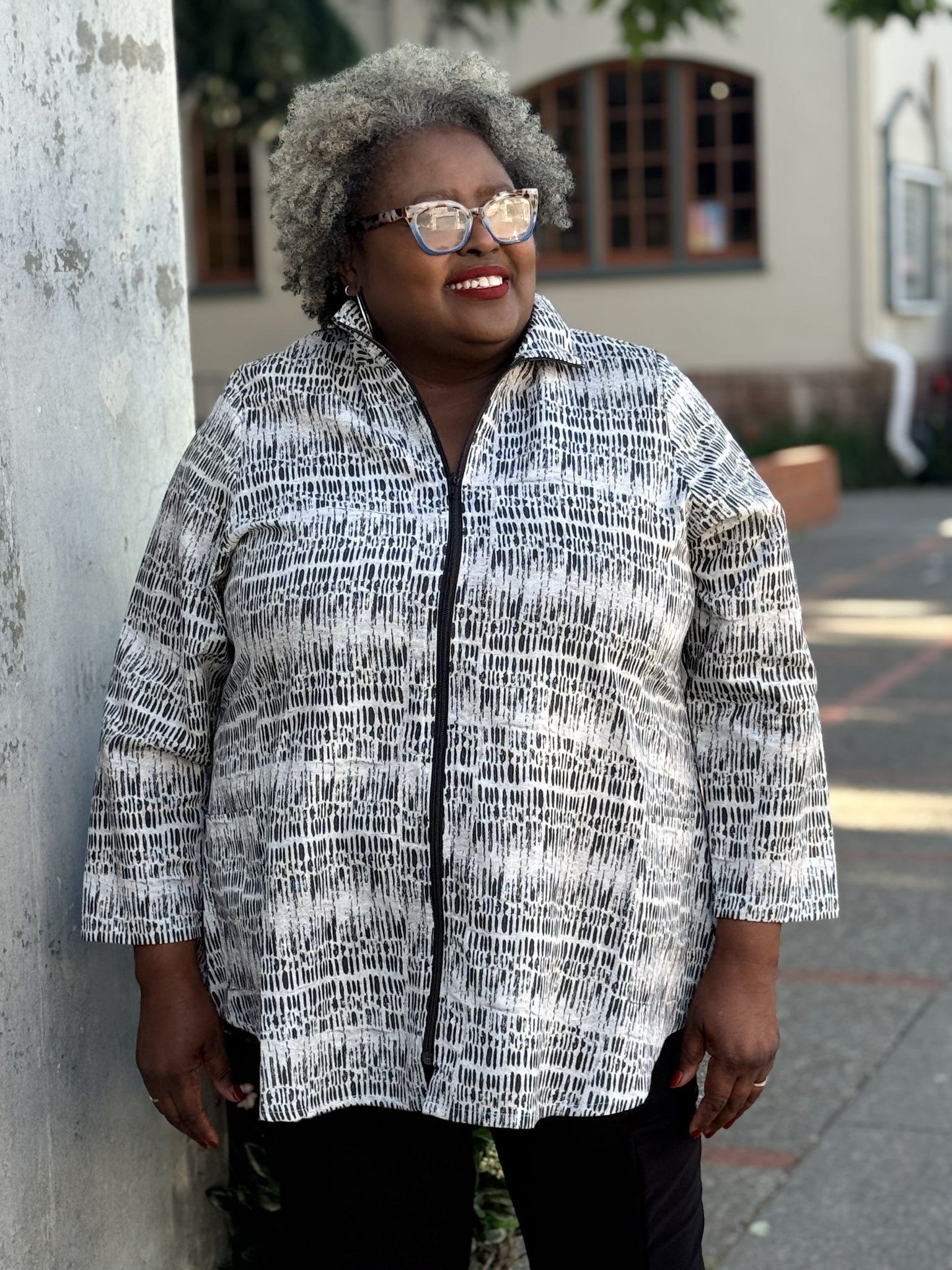 Christopher Calvin Linen Zip Jacket- Matchstick – In Full Swing