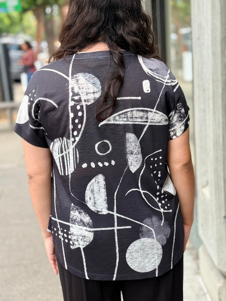 Jess and Jane Dolman Cap Sleeve Top-Canvas