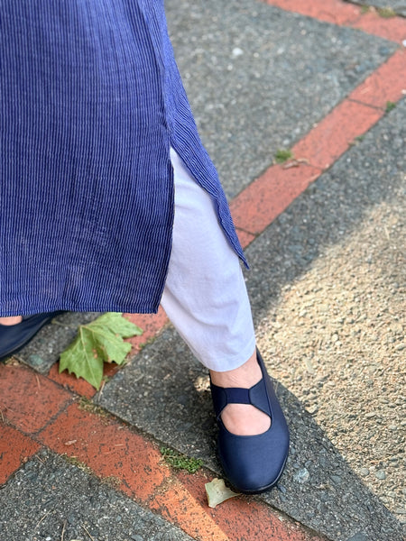 Eileen Fisher Cotton Gauze Stripe Dress- Deep Dive