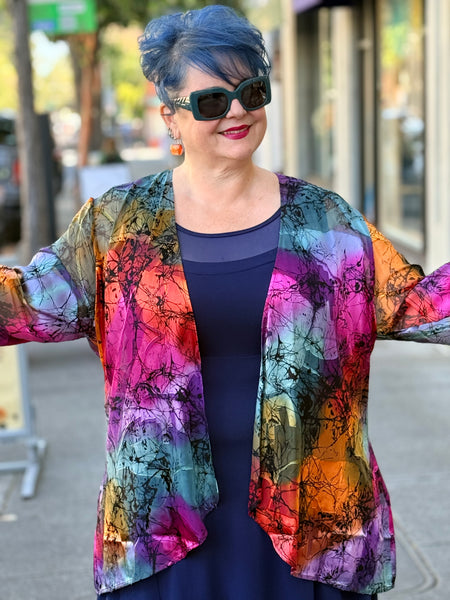 Aris A Silk Jacket -Multi