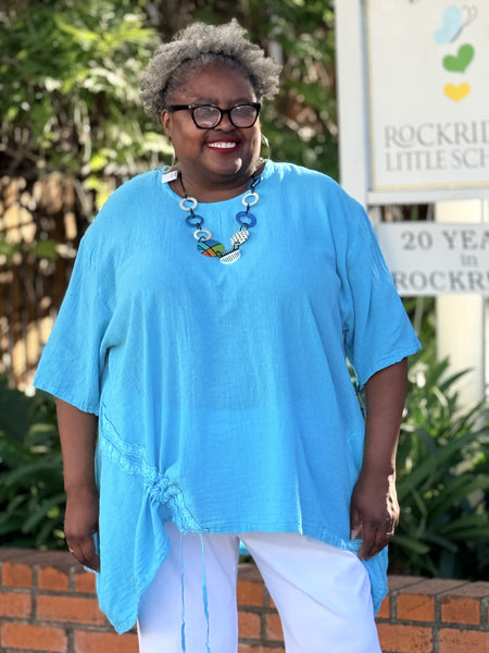Oh My Gauze Jojo Tunic- Glacier