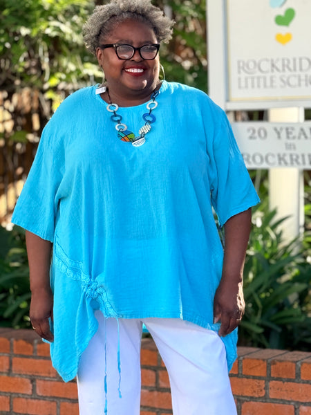 Oh My Gauze Jojo Tunic- Glacier