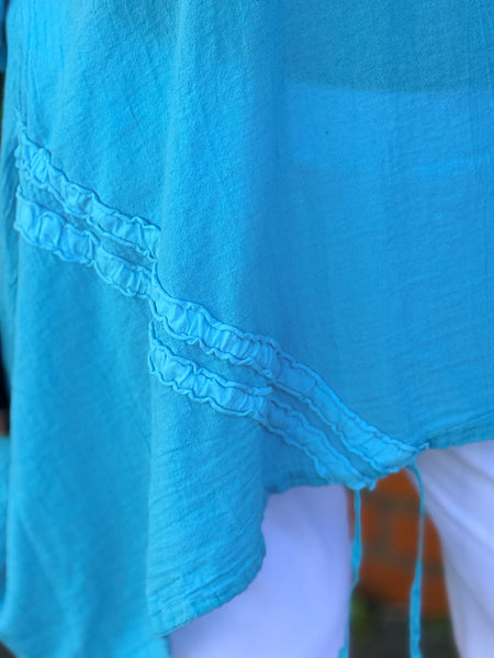 Oh My Gauze Jojo Tunic- Glacier
