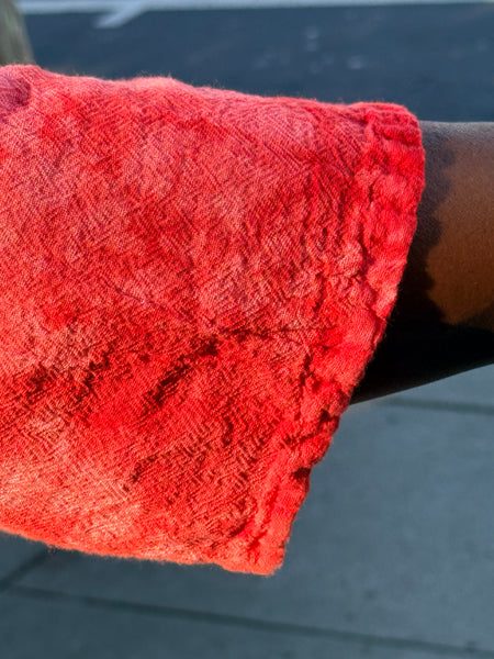 Oh My Gauze Circle Tunic-Washed Fire