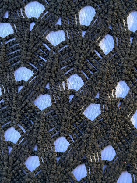 Oh My Gauze Honeycomb Topper- Coal